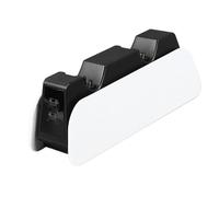 Generic Stazione di Ricarica per Gamepad Ricarica Rapida per Controller Indicatori LED per Doppio Docking Progettato per i Giocatori in Bianco e