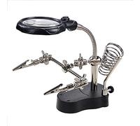 Generic Stazione di Saldatura per Lente D'ingrandimento con Clamp/Holder per Lampada a LED con Design a Morsetto per Circuiti Stampati, Lente Acrilica, 1 unità Scena applicabile: Progetti di Saldatura
