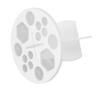 Generic Stendi Pennelli per Trucco, Supporto Portatile Multifunzionale, Perfetto per Asciugare i Pennelli Dopo il Lavaggio, per Truccatori, Plastica, 14 Fori (WHITE)