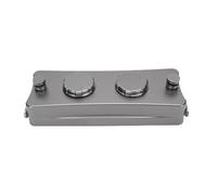 Generic Stendibiancheria Retrattile per Interni, Stendibiancheria a Parete con Doppia Corda in Acciaio Inossidabile 304, Base in ABS e Alluminio Space, 27,5 X 9,4 X 4,6 Cm, per Bagno con Balcone