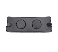 Generic Stendibiancheria Retrattile per Interni, Stendibiancheria a Parete con Doppia Corda in Acciaio Inossidabile 304, Base in ABS e Alluminio Space, 27,5 X 9,4 X 4,6 Cm, per Bagno con Balcone