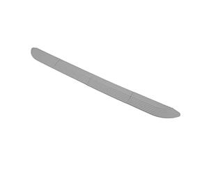 Generic Striscia per Soglia Davanzale della Porta della Scala 4 Pezzi di Alta qualità, Impedisce lo Scivolamento, Superficie Antiscivolo, vestibilità Universale, per Utenti su Sedia a Rotelle (GREY)