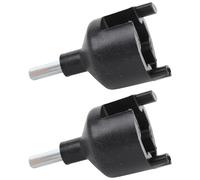 Generic Strumenti per Manicotti Isolanti per Recinti Elettrici Installazione Semplice Presa per Chiodi in Acciaio ABS per Tappi Isolanti per Recinzioni Elettriche a Vite Confezione da 2