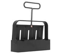 Generic Strumento a Doppia per Blocca-suolo, Resistente Acciaio Inossidabile, Ideale per Piantine, Serre, Fattorie, Giardinaggio