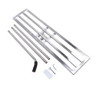 Generic Strumento a Livello di Prato, Panorama del Rastrello Compattando la Maniglia di Terra Regolabile 43,4 X 9,6 X 1.1i