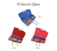 Generic Strumento a Percussione Educativo Xilofono Glockenspiel Colorato a 25 Note per Bambini con Custodia e Mazze, per Bambini Piccoli (rosso)