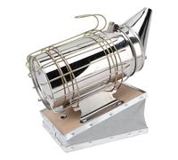 Generic Strumento di Apicoltore, Gancio in Legno Massiccio in Acciaio Inossidabile Ape Fumo con Filtro per la Fattoria (GOLD)