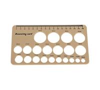 Generic Strumento di Misurazione della Flangia del Capezzolo in Silicone con Righello Flessibile per la Prevenzione del Dolore, Adatto per Protezioni per Tiralatte, Delicato Sulla Pelle per le Neo