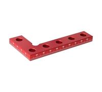 Generic Strumento di Ricerca Centrale Quadrato Piccolo in Lega di Alluminio Compatto e Leggero Squadra di Misurazione Rapida per la Lavorazione del Legno 1 unità (Metrica 16 cm)