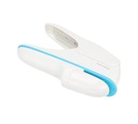 Generic Strumento di Rilegatura Ecologico per Cucitrice di Carta Senza Punti ABS per Studenti e Professionisti, Design Ergonomico Portatile Adatto per Ufficio (WHITE)