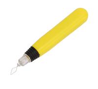 Generic Strumento Infila Ago a LED Alimentato a Batteria per Cucire Facilmente, Adatto a Tutte le Macchine da Cucire Giallo