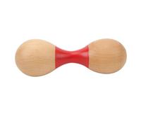 Generic Strumento Musicale Maraca Sonaglio Shaker Design Ergonomico per Tutte le età Feste Divertenti Ed Educative Legno di Faggio Suono Chiaro 1 X