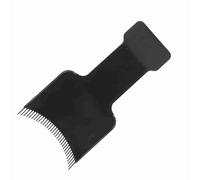 Generic Strumento per lo Styling del Parrucchiere Piastra Pettine per Colorare i Capelli, Previene le Macchie Sui Capelli, Denti Rotondi e Lisci, Ultraleggero, 3 Misure per Singoli Individui (S Nero)