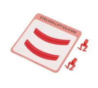 Generic Strumento Separatore in Silicone per Extension Ciglia, Pratico Aiuto per L'isolamento delle Ciglia per Professionisti, Fornito con 1 Paio di Basi e Zampe a Rana (rosso)