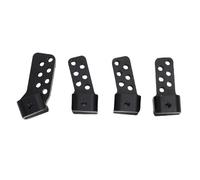 Generic Supporti per Asse RC in Lega di Alluminio da 4 Pezzi, Soluzioni Anti-squat Affidabili Adatte per SCX10 II AR44, Ottimizzano la stabilità del Veicolo (BLACK)