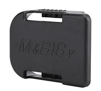 Generic Supporti per Batterie Neri da 5 Pezzi Conservazione Efficiente delle Batterie/da 18 V con funzionalità di Rilascio Facile e Realizzati in Robusto ABS