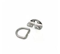 Generic Supporto Bombola Subacquea Staffa Serbatoio Sub Supporto Cilindro Staffa Serbatoio in Acciaio Inossidabile Resistenza, Argento, Base Con Anello A D Da 1 Pollice