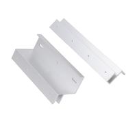 Generic Supporto di Bloccaggio Magnetico Magnetico Elettrico, Bloccaggio Elettrico in Lega in Lega di Alluminio per la Porta di Vetro in Vetro Superiore e Inferiore