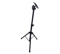 Generic Supporto di montaggio elettronico con piastra per pad di pratica per batterista, supporto pieghevole portatile universale triangolare, treppiede