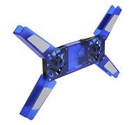 Generic Supporto di Raffreddamento per Laptop con Doppia Ventola per Un'efficiente Dissipazione del Calore, Design Pieghevole per Laptop di Tutte le Dimensioni, Accessorio per Computer Compatto e