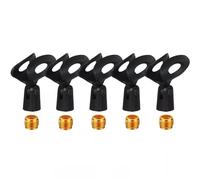 Generic Supporto di ricambio MZQ800 per microfono Sennheiser Pro Audio Professional e 935, e 945, con adattatori a vite da 5/8 maschio a 3/8 femmina, nero, confezione da 5