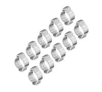 Generic Supporto di Zinco Croigne/Iron 10pcs 5-23 Mm per Collegare il Tubo in Silicone, Reggiseno per L'uso Automobilistico (9-11 mm)