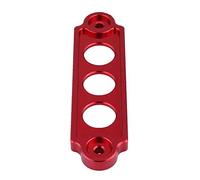 Generic Supporto per Batteria Resistente Alla Corrosione, Supporto per Batteria Automobilistica, Stabile un Altro Luogo di Viaggio per il Veicolo Auto (rosso)