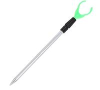 Generic Supporto per Canna da Pesca Estensibile Staffa in Alluminio Resistente per la Pesca in Riva - Installazione Semplice e Poggia Canna da Portatile (50 cm)