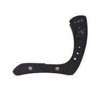Generic Supporto per Chitarra Elettrica Ergonomico Leg Rest Poggiapiede Regolabile Sostegno Portatile in Fibra di Carbonio Composito Adatto per Musicisti, Nero