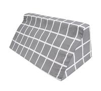 Generic Supporto per Cuscino a Cuneo per Letto Cuscino Triangolare in Spugna Ad Alta densità per Pazienti Obesi Sottoposti a Chirurgia della Colonna Vertebrale Plaid Grigio Blu per Girarsi e