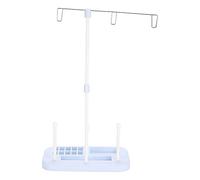 Generic Supporto per Filo da Cucito Regolabile Alimentazione del Filo più per Ricamo Supporto per Bobina a 3 Coni per Macchina da Cucire, Regalo in Materiale Plastico per gli Appassionati di Cucito