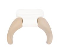 Generic Supporto per il Bagno Dell'abbraccio del Bambino Fissato Al Muro, Supporto per il Bagno in Plastica Antiscivolo, Senza Trapano, per Neonati da 9,3 X 11,2 Pollici (Cachi)
