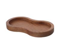 Generic Supporto per Macina Sale e Pepe in Legno di Acacia 6,3 Cm Base Antiscivolo e Isolamento Acustico, Poggiaspezie Stabile per Saliera e Pepiera, Organizer da Piano Cucina per Uso