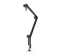 Generic Supporto per microfono anti-shake Supporto per microfono Supporto per microfono da tavolo Staffa a sbalzo pieghevole universale Staffa per microfono per canto dal vivo Staffa per microfono