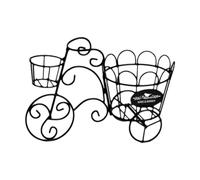 Generic Supporto per Patatine Fritte in Filo Metallico, Cestino per Servire Patatine Fritte, Espositore Portatile per Pollo Fritto, Cestino per Patatine, Triciclo