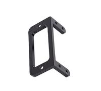 Generic Supporto per Servo RC di Alta qualità, Lega di Alluminio Antiruggine Adatto per S3003, Perfetto per Modelli Hobby Come Barche e Automobili, Installazione Rapida (BLACK)
