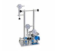 Generic Supporto Raddrizzamento Ruota Bicicletta con Base Stabile per Centraggio Cerchione E Controllo Tensionamento Raggi in Alluminio con Componenti