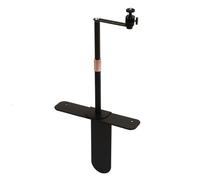Generic Supporto Universale per Proiettore 24-40 Cm, Altezza Regolabile per Comodino Divano, Acciaio da 1/4 Pollici (BLACK)