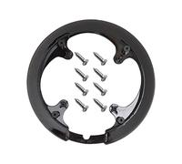 Generic T TOOYFUL 42~44T Mountain Bike Paracatena Include Viti Guarnitura per Bicicletta in plastica Protezione della Protezione per della, Nero