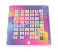 Generic Tablet Didattico per Bambini con Alfabeto Russo, Giocattolo Educativo Multifunzionale con Touch Screen, Perfetto per il Divertimento Dell'apprendimento Precoce, Realizzato in Materiale ABS