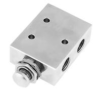 Generic TAC2-41P Valvola Pneumatica a Levetta Pneumatica a 2 Posizioni e 3 Vie di Alta qualità per il Funzionamento della Macchina Metallo Mostrato Come Immagine 5,5 X 3,2 Cm 1 Valvola Adatta per