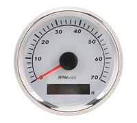 Generic Tachimetro in Barca, Connessione Resistente all'acqua 85 Mm Lettura Accurata Marittima METURA RAPRO RAGGIO DI SETTE COLORE PER RV PER (7000 giri/min)