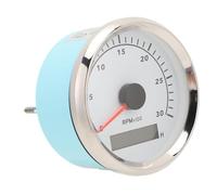 Generic Tachimetro in Barca, Connessione Resistente all'acqua 85 Mm Lettura Accurata Marittima METURA RAPRO RAGGIO DI SETTE COLORE PER RV PER (3000 giri/min)