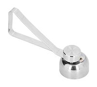 Generic Taglia-guscio D' in Acciaio Inossidabile, Apri-cracker per Uova Sode, Sode o Crude, Facile da Pulire, Portatile, per la Casa o i Ristoranti, Argento 2,0 Once