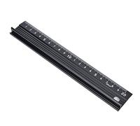 Generic Taglia le Regole degli Uffici Tipo di Alluminio Strumento di Misurazione Effettiva per Misurazione della Lunghezza, Produzione Fai - -te, 20 Cm (20 cm a forma di L)
