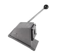 Generic Taglierina Rotonda per Badge in Acciaio Inossidabile con Manico Lungo per Carte in Carta e Pelle PVC, Fustellatrice Grafica Circolare per Appassionati di Artigianato, Durata Dell'utensile JM