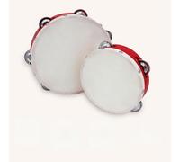 Generic Tamburello a Mano da 8 Pollici con Melodiosi Jingles in Metallo per L'intrattenimento, Timbro Musicale per Adulti, Bambini, Tamburelli in Legno, Pelle di Tamburo di Pelle di Pecora (8 pollici)