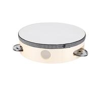 Generic Tamburello in Legno per Bambini con Campana a Mano Jingles per la Percezione della Musica, Leggero (Colore legno da 6 pollici)