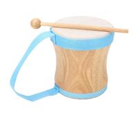 Generic Tamburo a Mano di Alta qualità con Parte Superiore in Robusta Pelle di Pecora, Design con Tracolla, Portatile per Spettacoli Ed Eventi, Adatto a Tutte le età (BLUE)