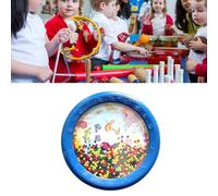 Generic Tamburo Ocean Wave Tamburo in Plastica Resistente per attività Educative e di Intrattenimento, Coltiva L'interesse per la Musica per Bambini, Portatile per Ogni Occasione, 1 X Oceanico Wave